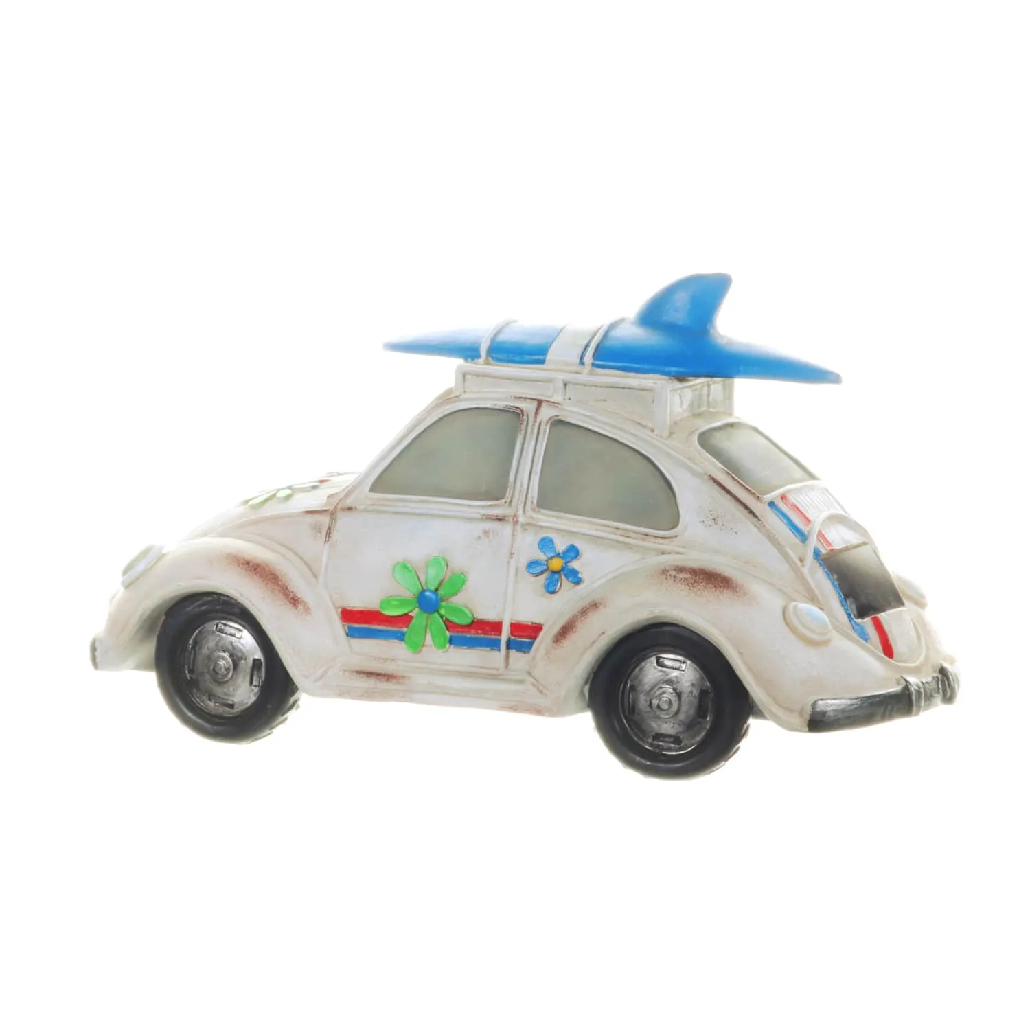 Solar Retro Bug Garden Statue, 7 Inch