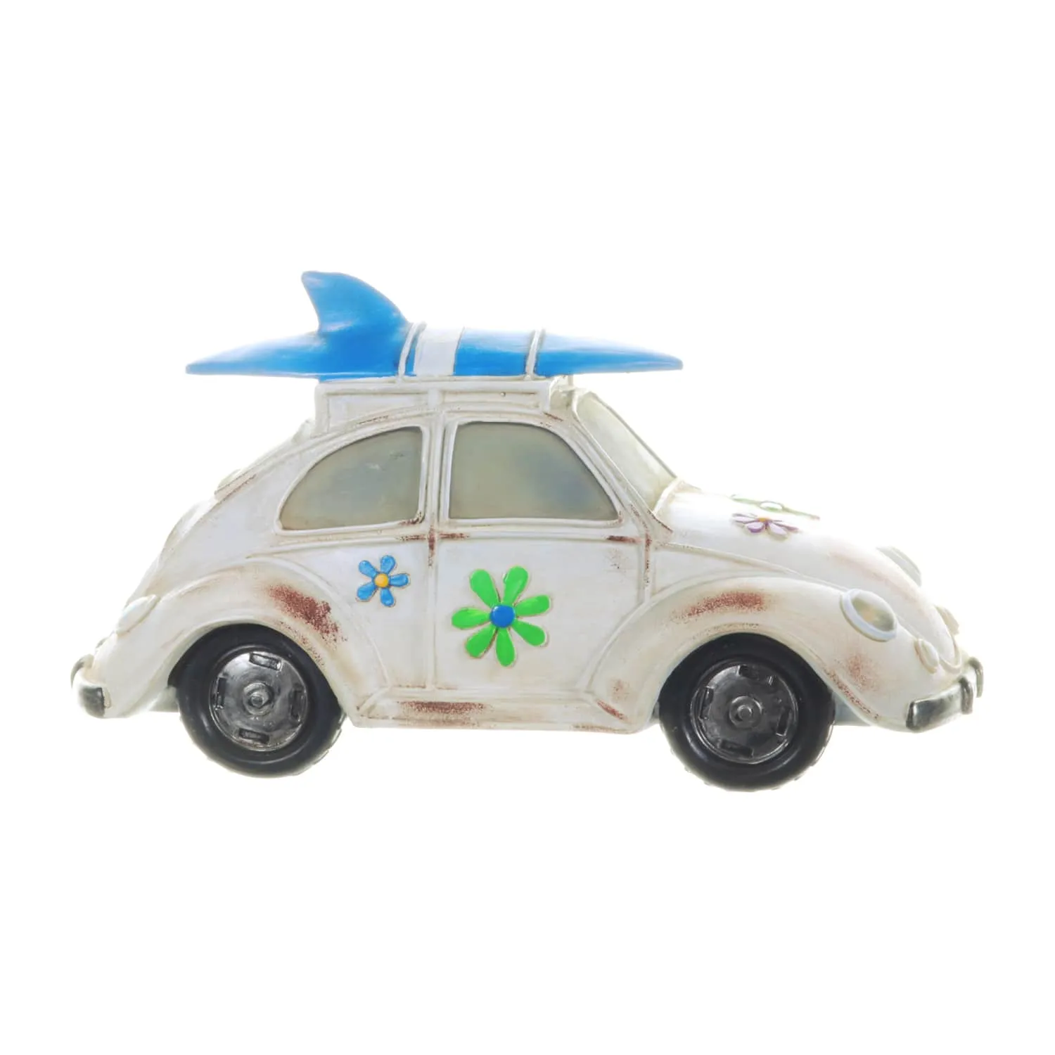 Solar Retro Bug Garden Statue, 7 Inch