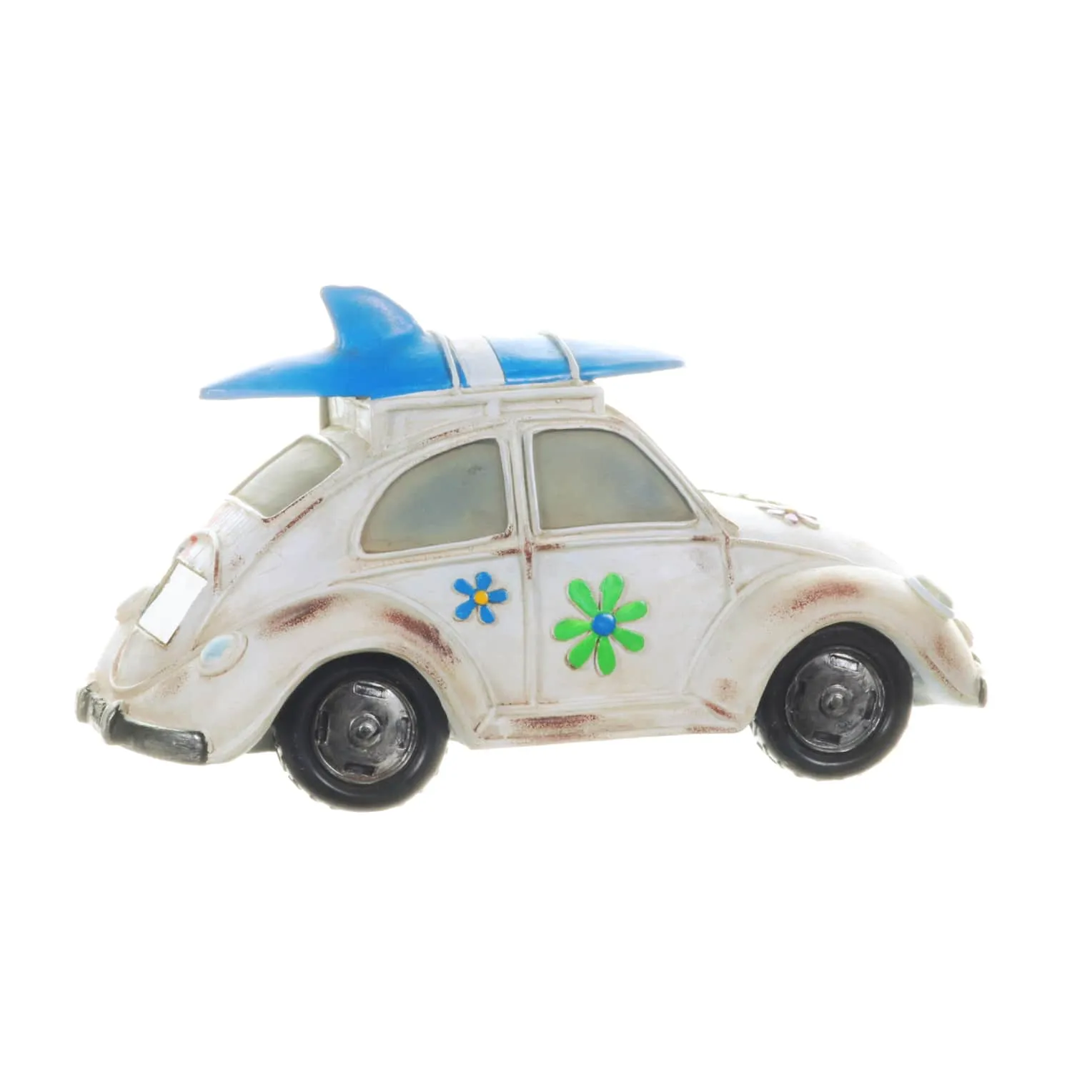 Solar Retro Bug Garden Statue, 7 Inch