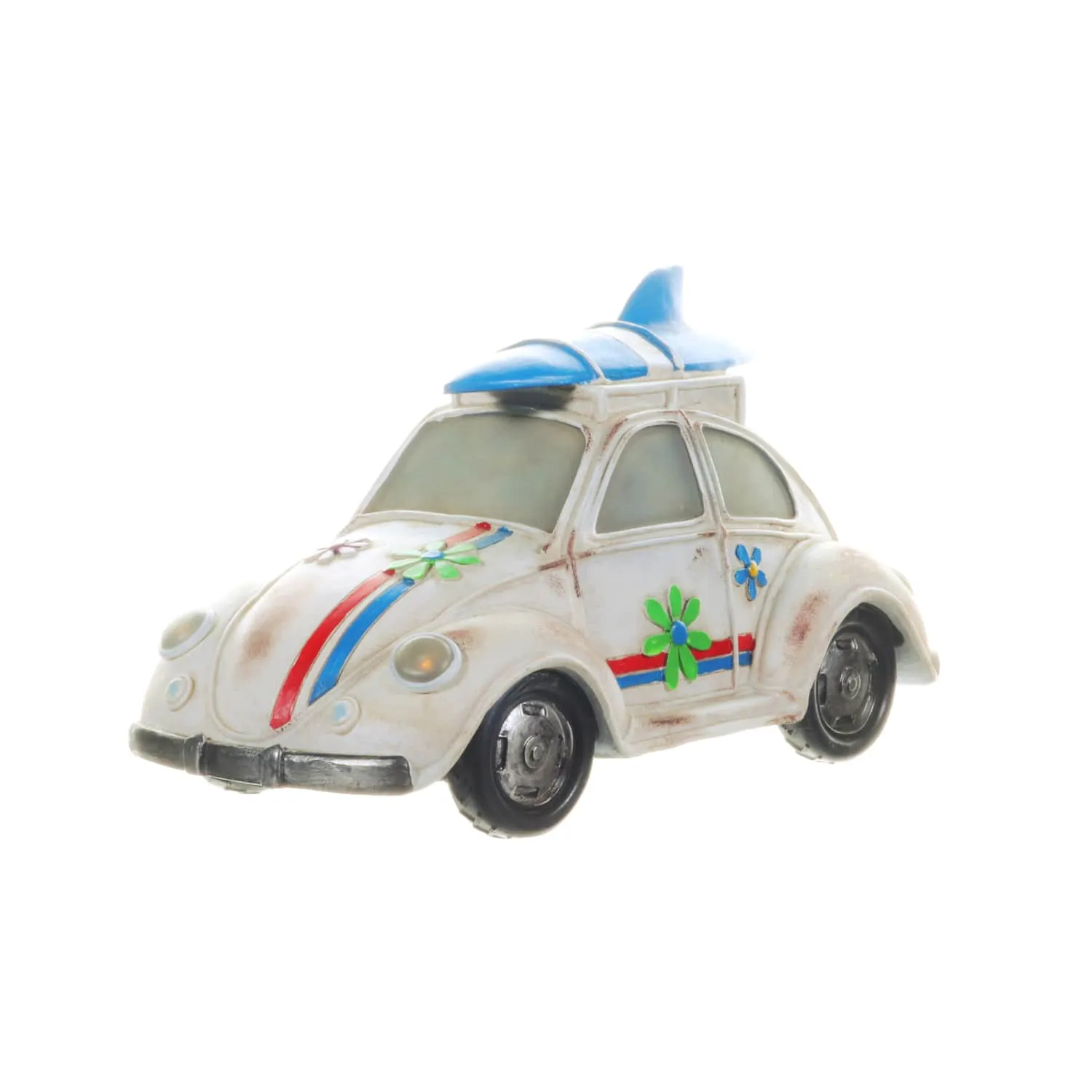 Solar Retro Bug Garden Statue, 7 Inch