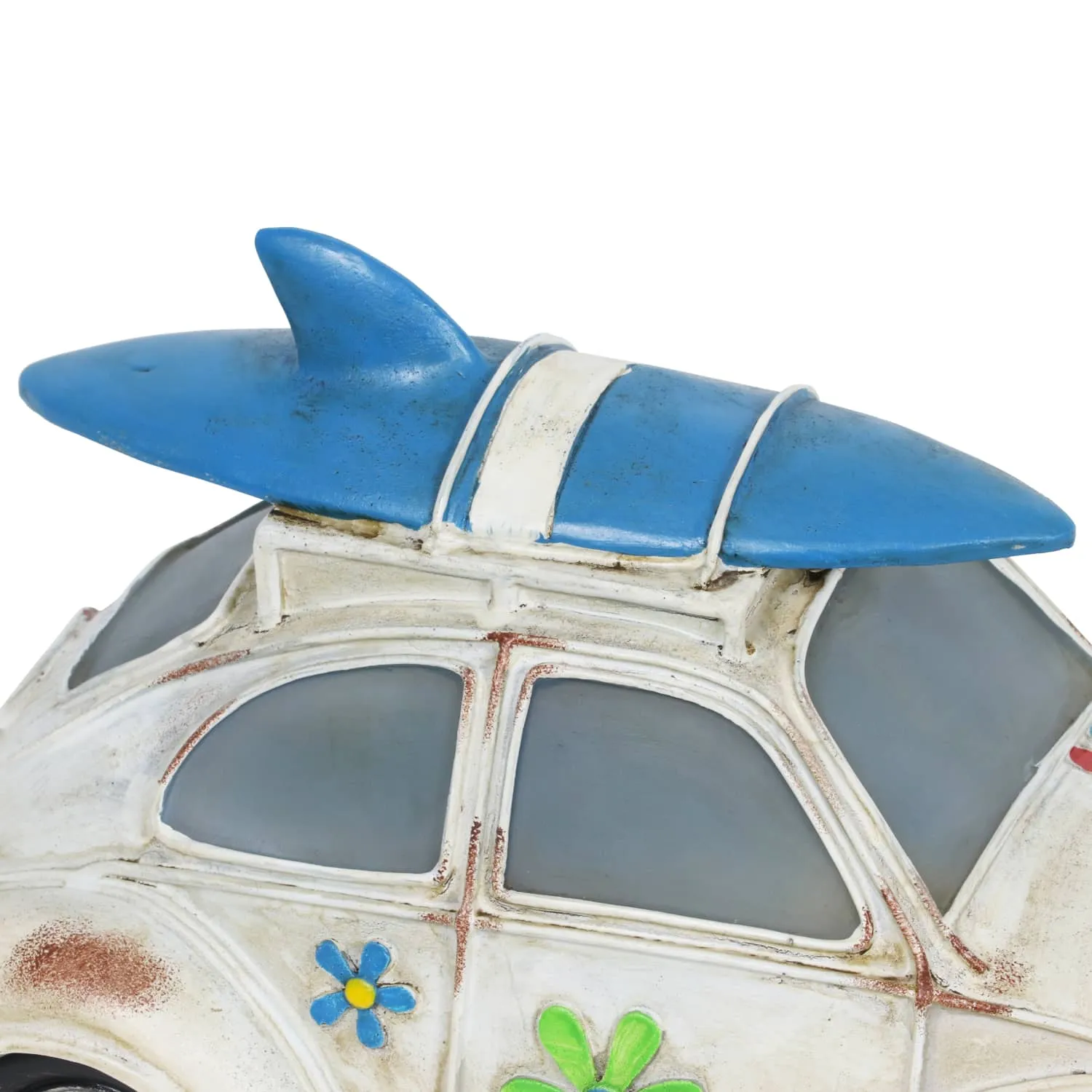 Solar Retro Bug Garden Statue, 7 Inch