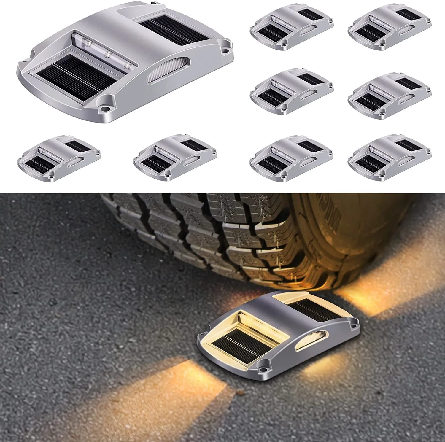 Solar Road Stud,Step Lighting For Lane|Dock|Yard|Garden