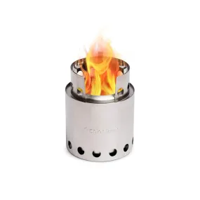 Solo Stove Lite, Portable Camping Hiking and Survival Stove, Powerful Efficient Wood Burning and Low Smoke, 1-2 People, 304 Stainless Steel, Compact 5.7"x4.2" and Lightweight 9 oz