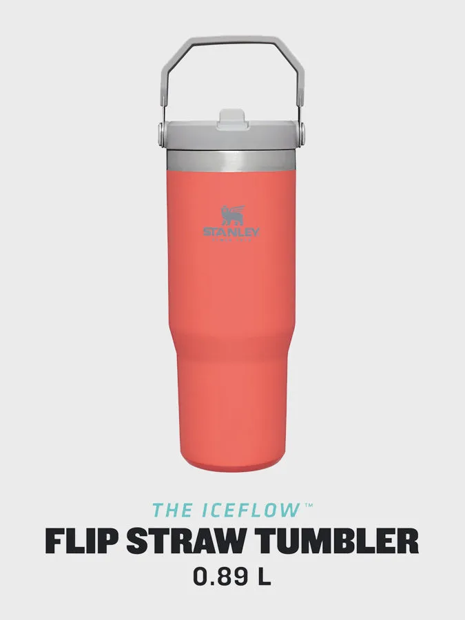 Stanley Ice Flow Flip Straw Tumbler Bottle (0.89L)