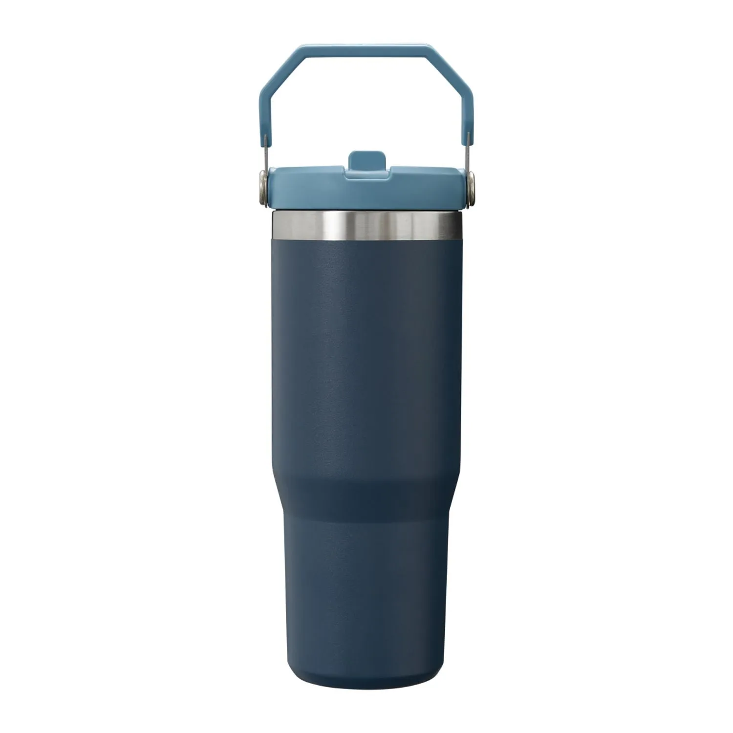 Stanley IceFlow Flip Straw 30oz Custom Tumblers, Navy