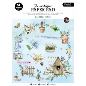 Studio Light Essentials Die-Cut Paper Pad 11.5"X8" 32/Pkg Nr. 143, Garden Season*