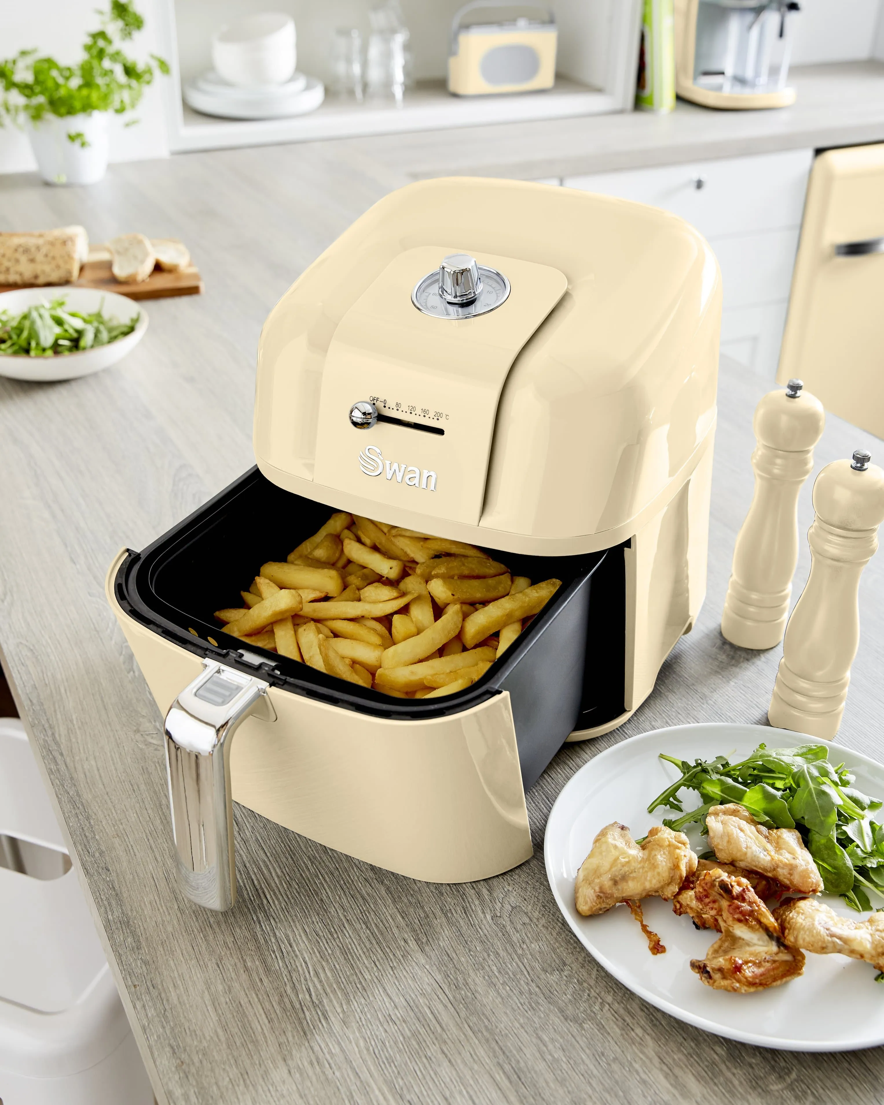 Swan Retro Manual Air Fryer