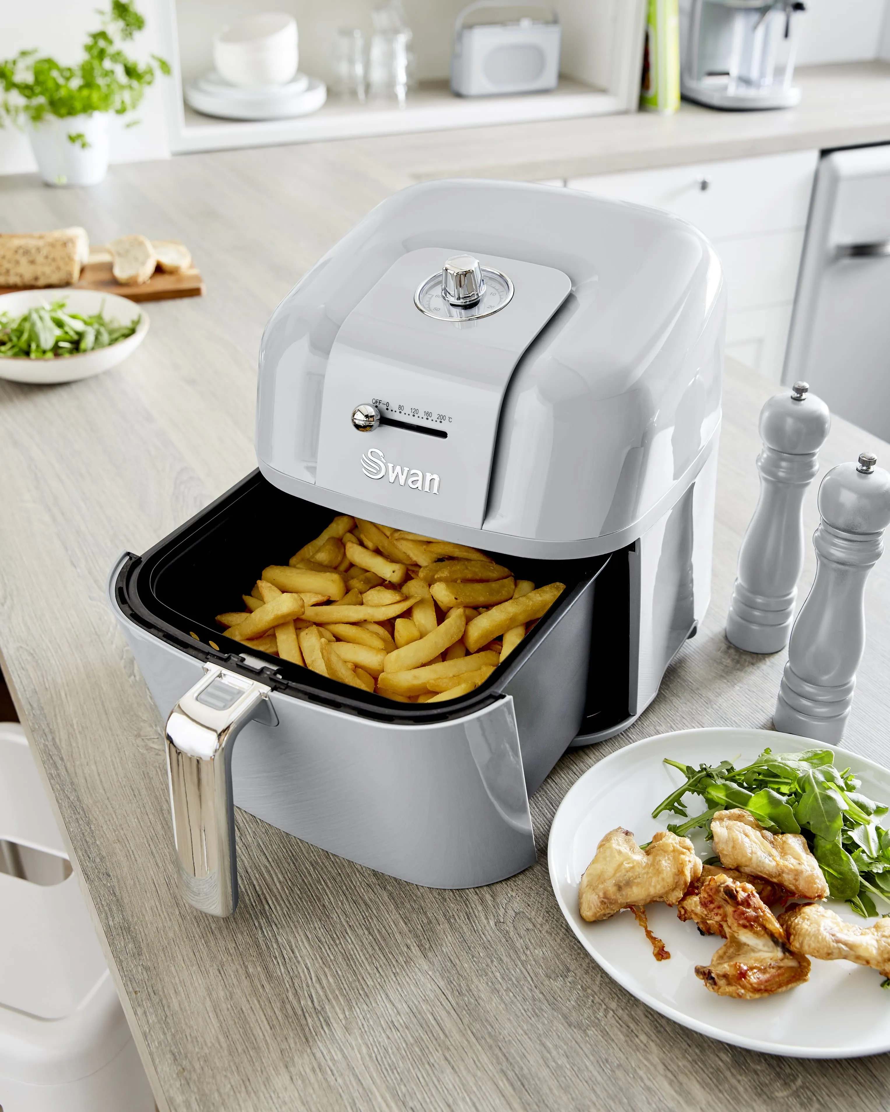 Swan Retro Manual Air Fryer