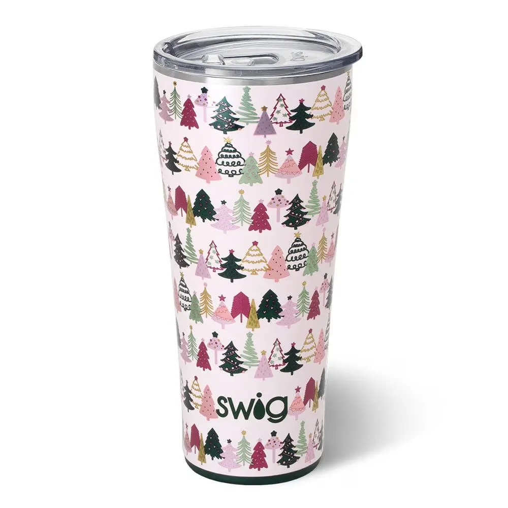 Tinseled Trees Tumbler (32oz) by Swig