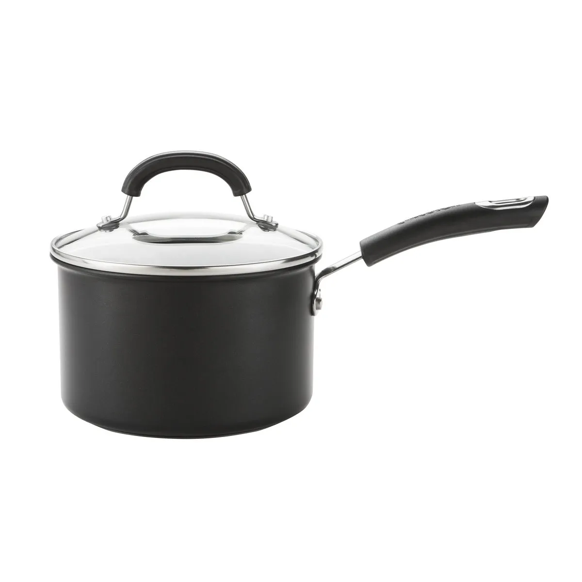 Total Long Lasting Non-Stick Induction Saucepan & Lid Set - 3 Pieces