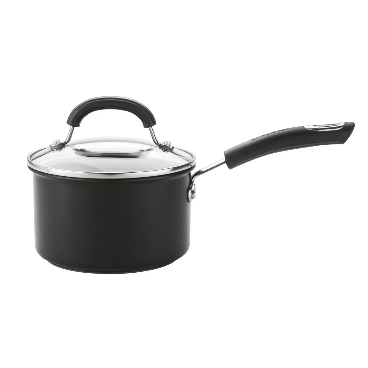 Total Long Lasting Non-Stick Induction Saucepan & Lid Set - 3 Pieces