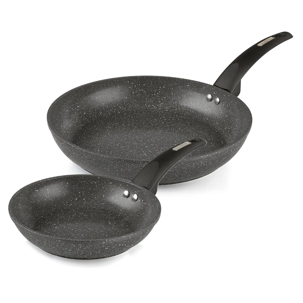 Tower Cerastone 2 Piece Frying Pan Set  - Graphite