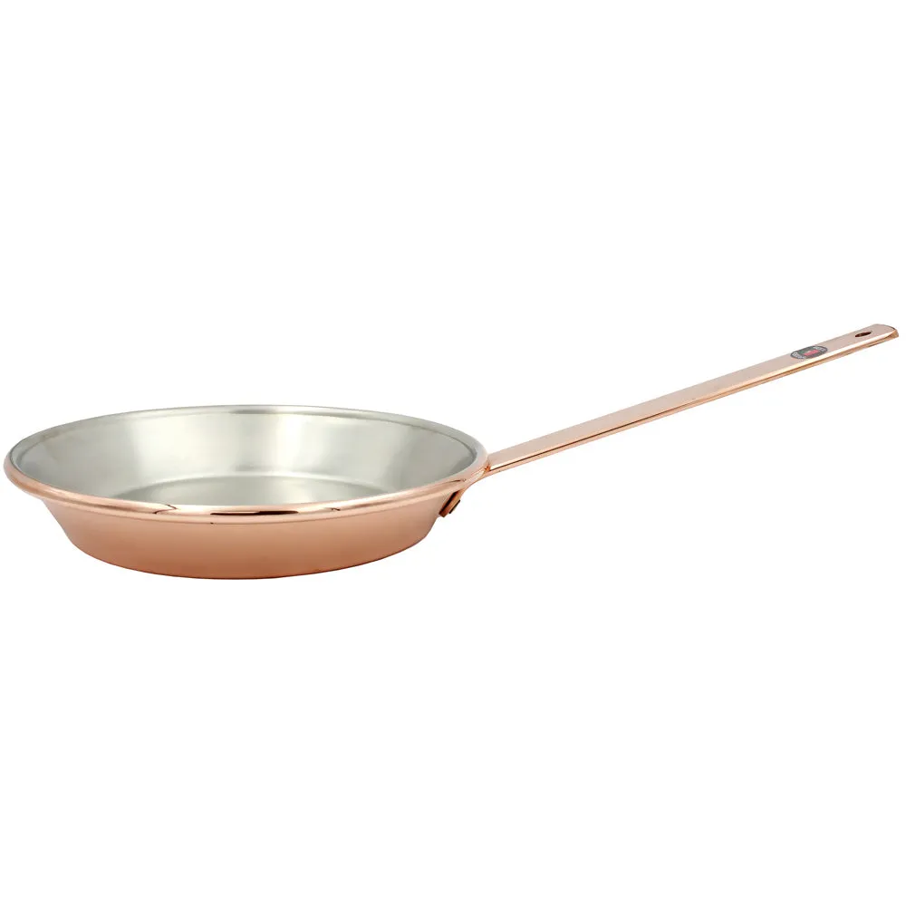 Traditional Copper Frying Pan Paella Pan Paellera With Handle Made In Portugal