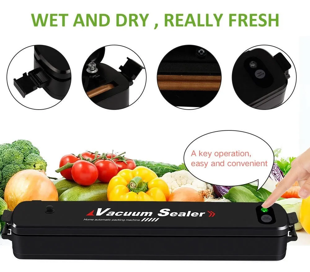 Vacuum Sealer With 15Pcs Bag plus 28cm roll