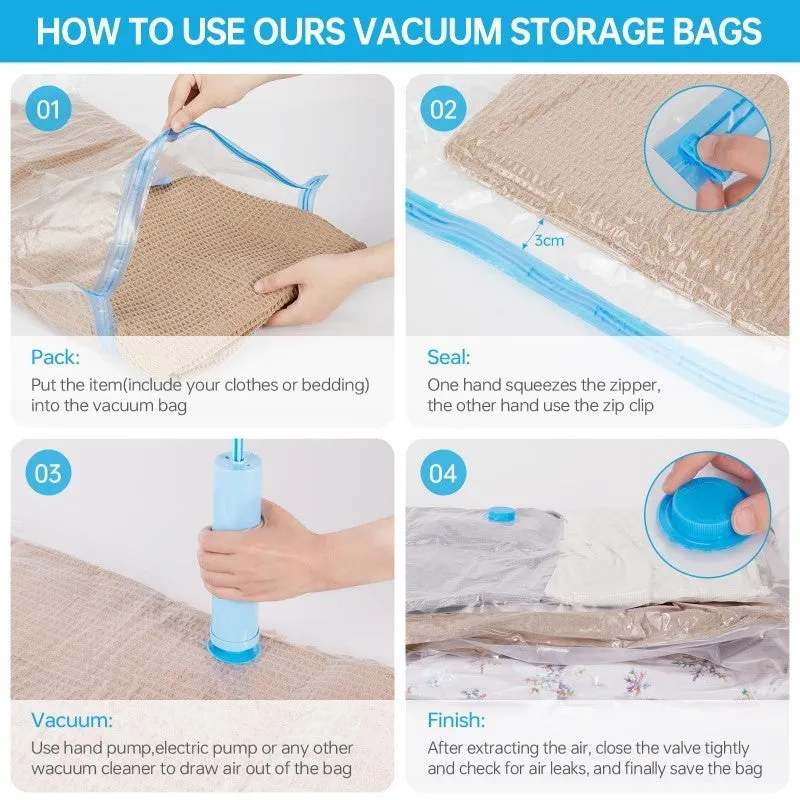 Vacuum Storage Bag 70 x 90cm 6pcs