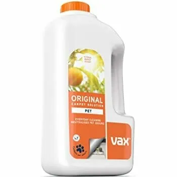 VAX PET CARPET Shampoo Solution Supersize 1.5L Litre | Vax Spring Fresh Scent Carpet Cleaner