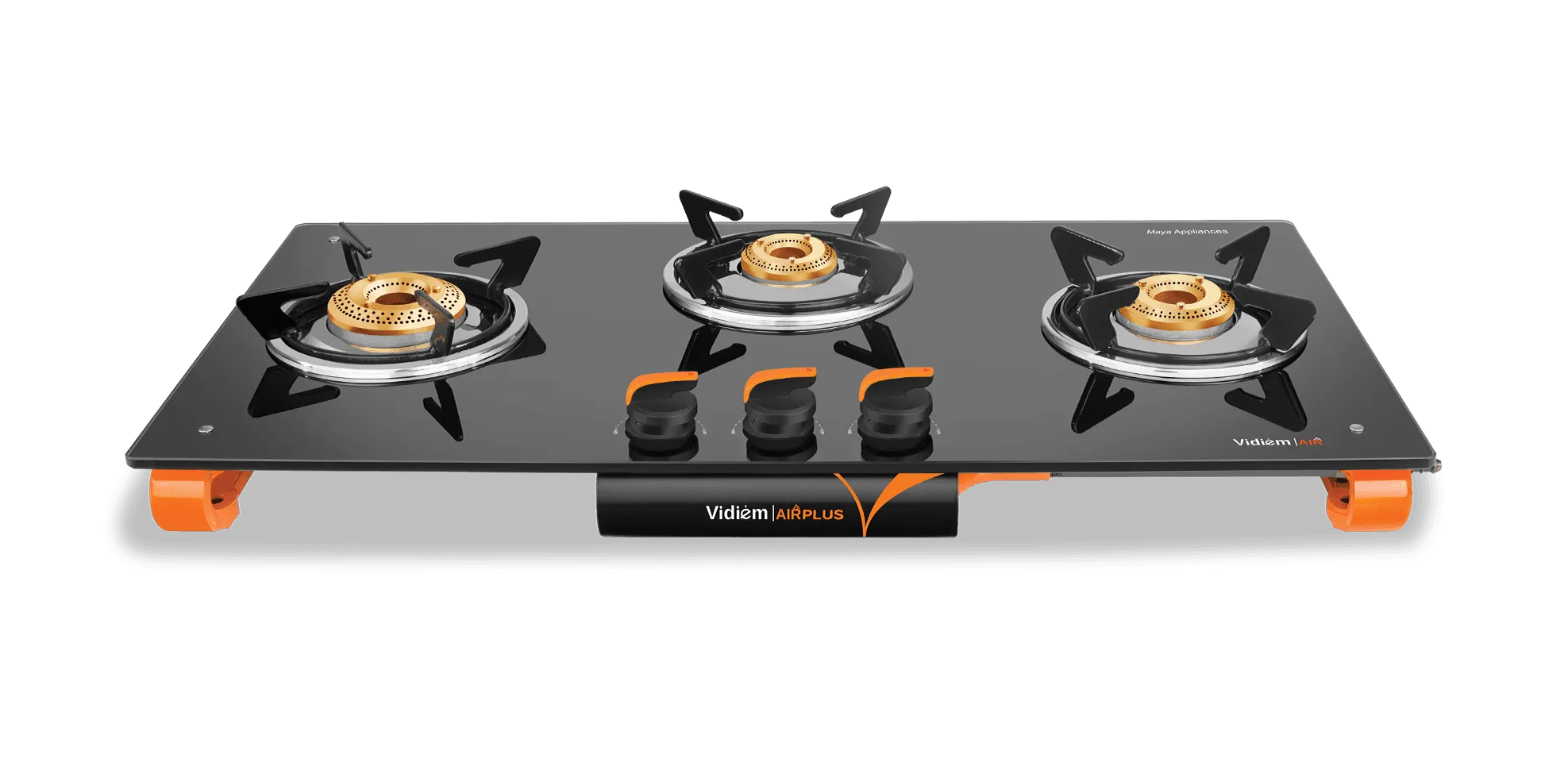 VIDIEM AIR PLUS 3 BURNER FRAMELESS GAS STOVE - AUTO IGNITION