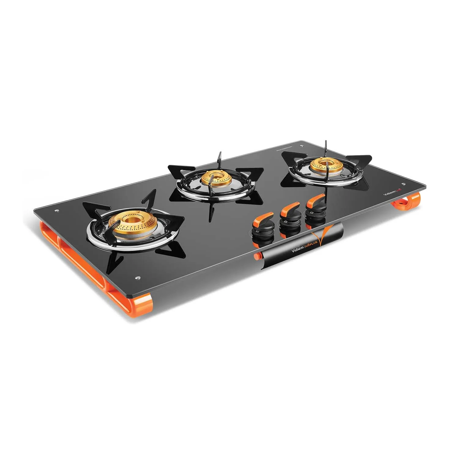 VIDIEM AIR PLUS 3 BURNER FRAMELESS GAS STOVE - AUTO IGNITION