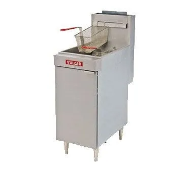 Vulcan LG500 Gas Fryer - 70 lb Floor Model, Natural Gas | Denson CFE