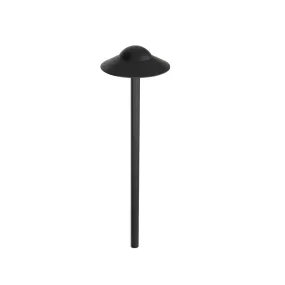 WAC Lighting 6053-30BK Canopy Path Light 6IN Cap 3000K Black