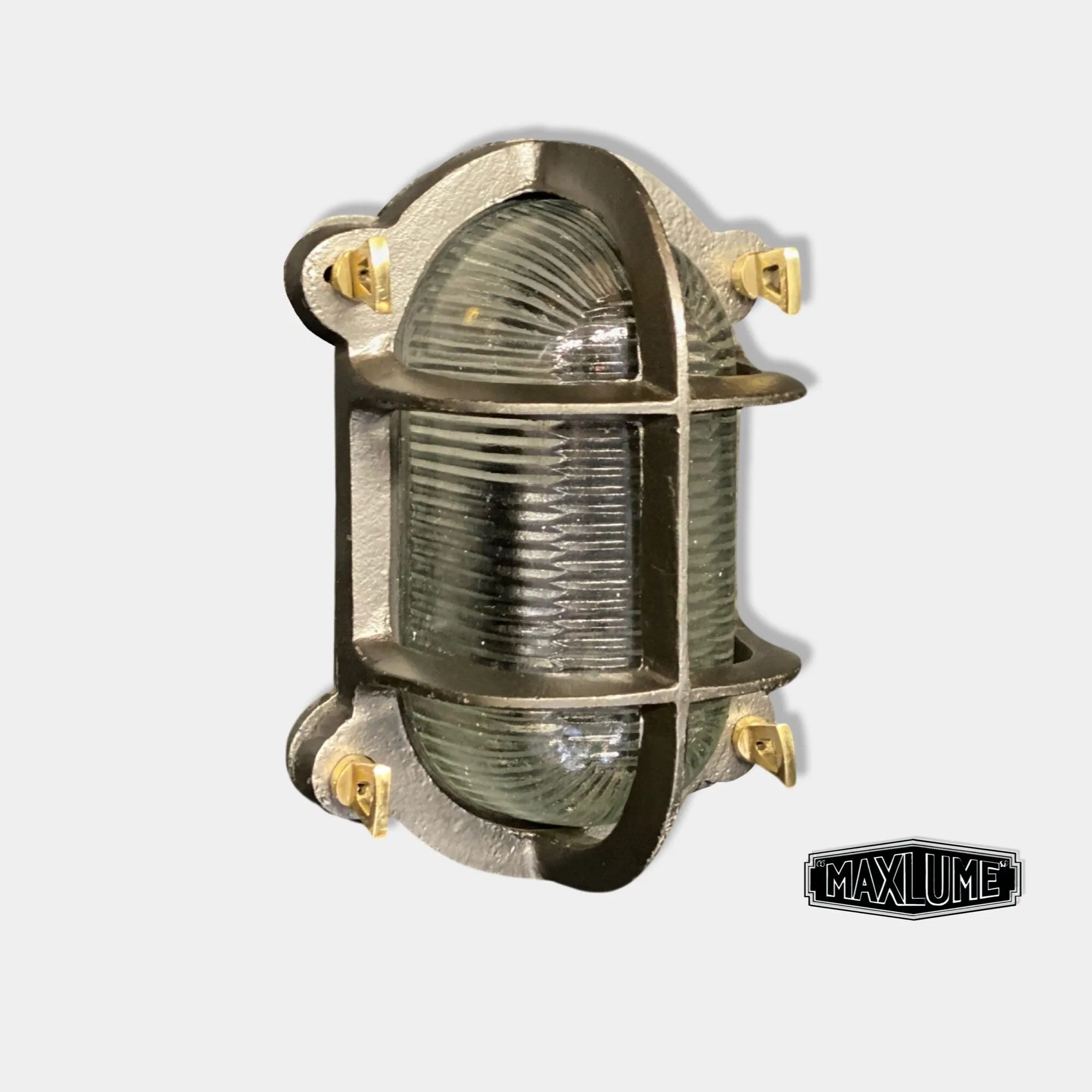 Walsingham ~ Bulkhead Outdoor & Bathroom Solid Cast Iron Wall Light | 7 Inch