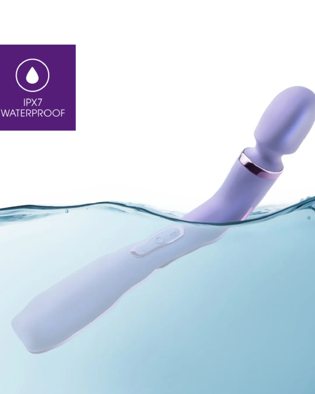 Wellness Eternal Slim Ergonomic Powerful Remote Control Wand - Lavender