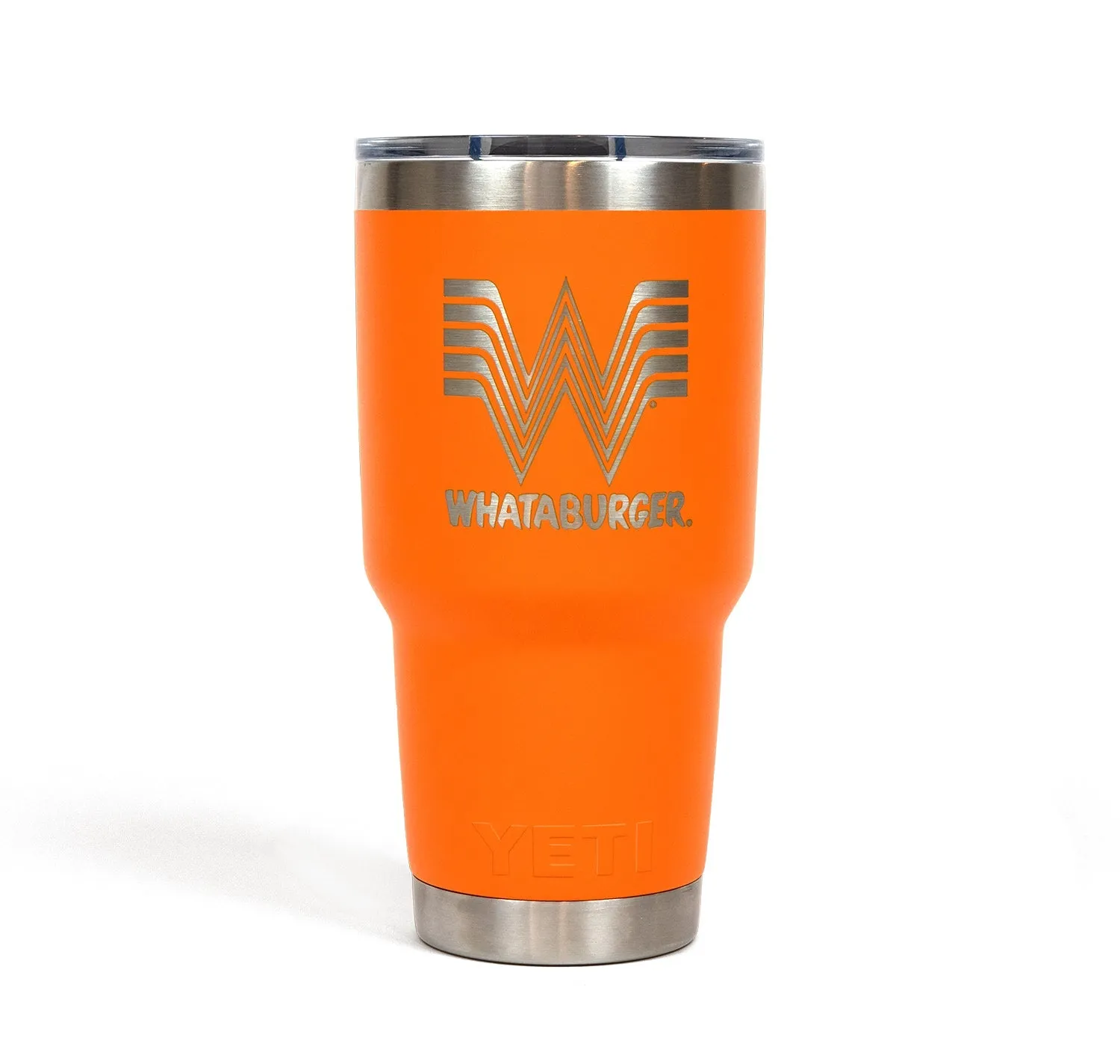 WhataMom 30 oz Orange YETI Rambler® Tumbler