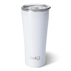 White Shimmer Diamond Tumbler 32 Oz