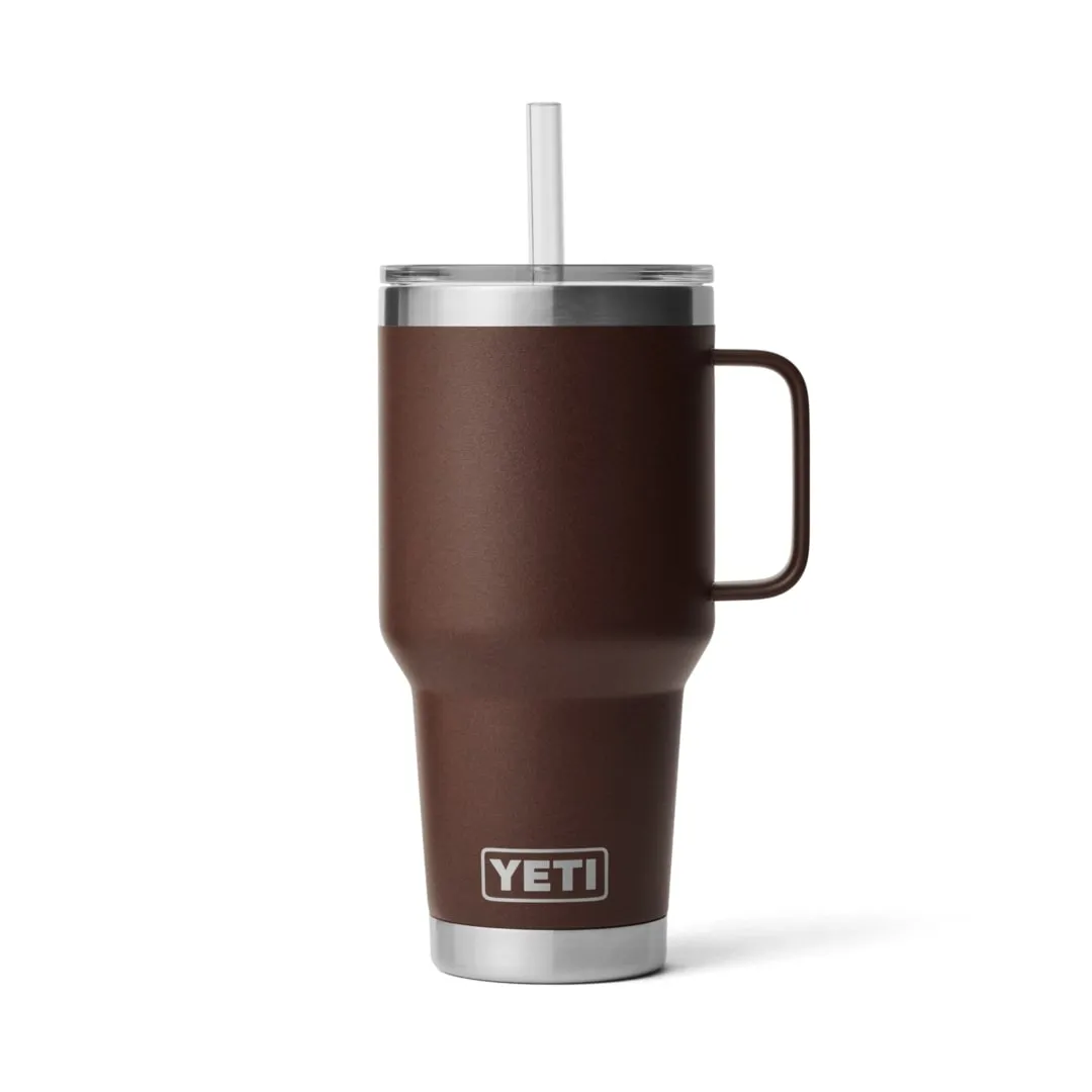 YETI Rambler Straw Mug 35oz Wetlands Brown